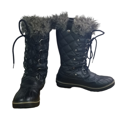 Sorel Tofino II gray faux fur winter boots - Picture 2 of 10